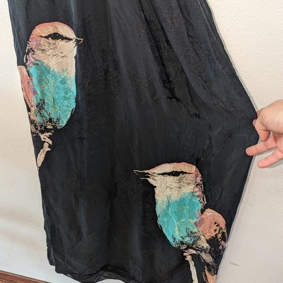 Anthro Leifsdottir Cordiva Bird Maxi dress - Picture 3 of 7